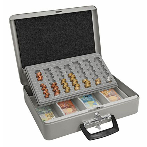 Кутия за пари Wedo 370/290/110мм сива, 1000000000051098