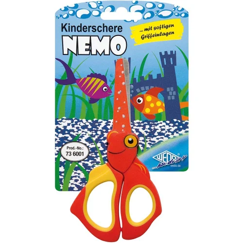 Ножица Wedo Nemo 13см объл връх, 1000000000020953 02 