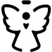 Перфоратор декоративен Wedo 3D ангел, 1000000000015060 04 