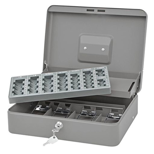 Кутия за пари Wedo 300/240/90мм сива, 1000000000051097 03 