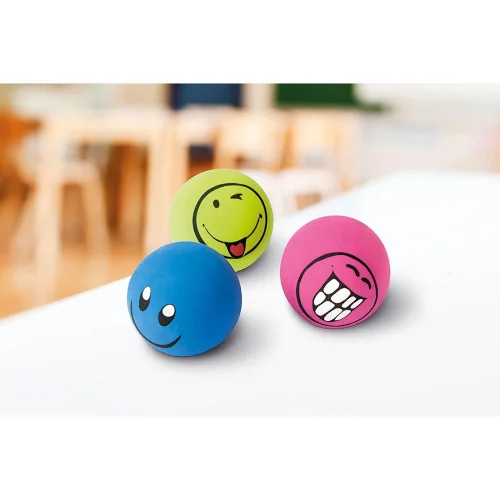 Eraser Wedo Smile Face F25 3 pcs., 1000000000030203 04 