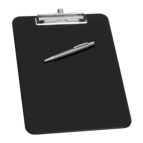 Clipboard Wedo 576601 no lid pvc black, 1000000000030202 02 