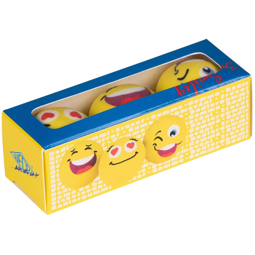 Eraser Wedo Smile Face F25 3 pcs., 1000000000030203 02 