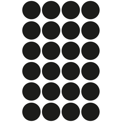 Самоз. кръгчета Avery ф18 черен 96бр, 1000000000052073 07 