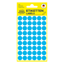 Самоз. кръгчета Avery ф12 син 270бр