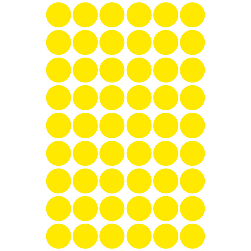 Самоз. кръгчета Avery ф12 жълт 270бр, 1000000000052089 07 