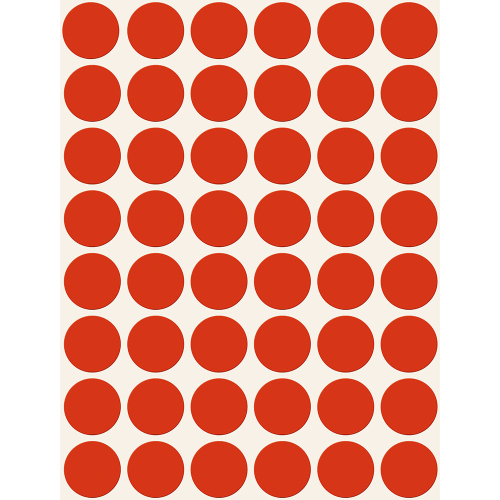 Самоз. кръгчета Avery ф18 червен 1056бр, 1000000000052099 07 