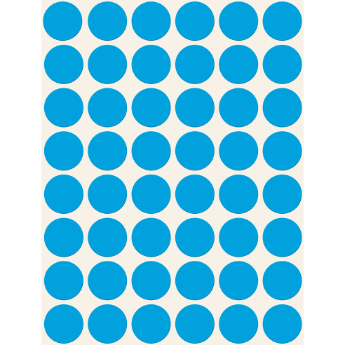 Самоз. кръгчета Avery ф18 син 1056бр, 1000000000052100 07 