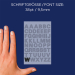 Самоз. букви 9.5мм черен 130бр, 1000000000052121 06 