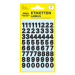 Avery adhesive numbers 9.5mm blk 126pcs, 1000000000052122 06 