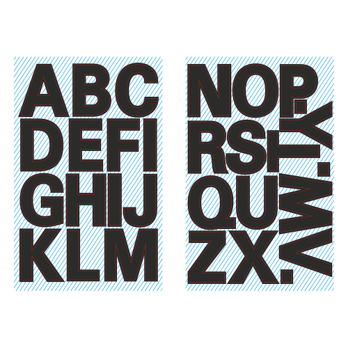 Avery adhesive letters 25mm blk 30pcs, 1000000000052123 02 