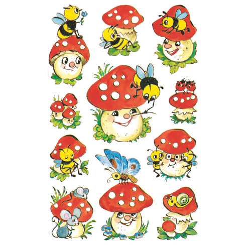 Стикери Avery гъби 33бр, 1000000000052127 03 