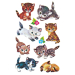 Стикери Avery котенца 30бр, 1000000000052130 05 