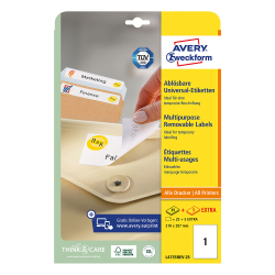 Етикети Avery отлеп. 210/297 1ет 30л