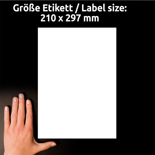 Етикети Avery Heavy Duty 210/297 1ет 20л, 1000000000052255 05 