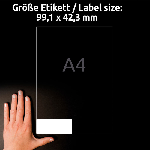 Етикети Avery Heavy Duty 99.1/42.3 12ет, 1000000000052257 05 