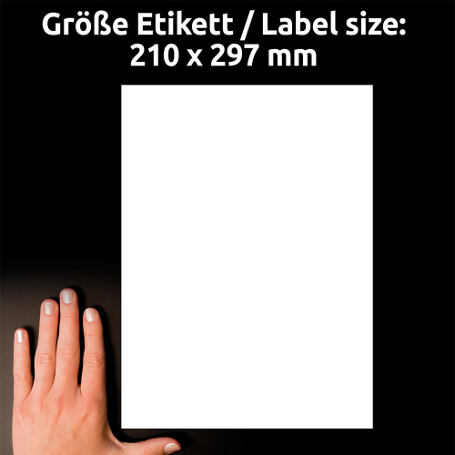 Avery Labels 210/297 Super 1pcs 10sh, 1000000000052284 04 