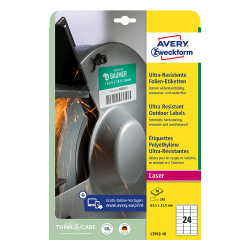 Етикети Avery 63.5/33.9 Супер 24ет 10л