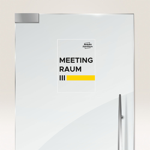 Етикети Avery прозр. 210/297 A4 1ет 25л, 1000000000052277 04 