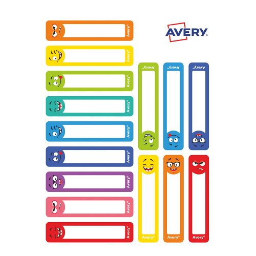 Ученически етикети Avery 50/10 Fun 30бр, 1000000000052303 05 