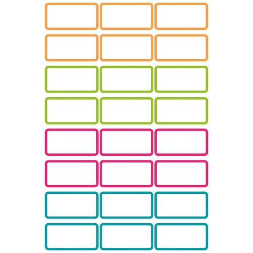 Ученически етикети Avery 31/15 цв.р 48бр, 1000000000052286 06 