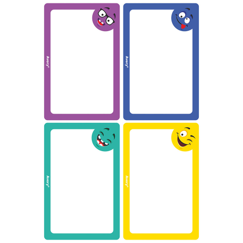 Ученически етикети Avery 68/46 Fun 8бр, 1000000000052305 06 