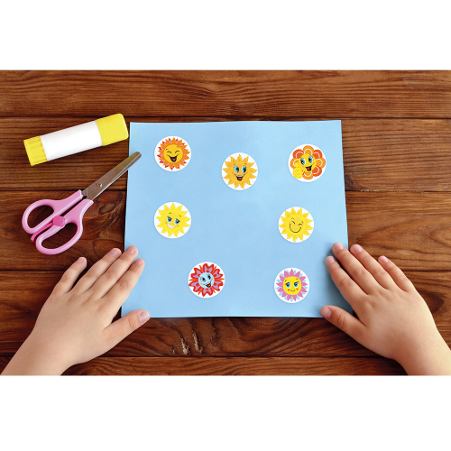 Avery stickers smiling flowers 56pcs, 1000000000052145 02 