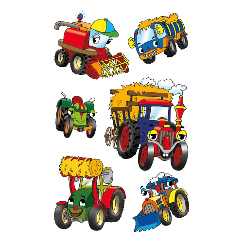 Avery stickers tractors 18pcs, 1000000000052146 03 