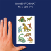 Avery stickers dinosaurs 24pcs, 1000000000052147 09 