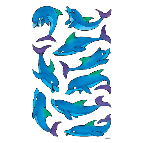 Стикери с брокат Avery делфини 18бр, 1000000000052151 04 