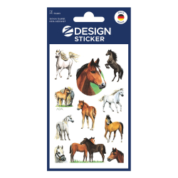 Стикери с брокат Avery коне 22бр
