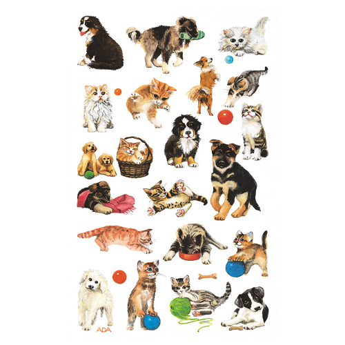Avery stickers cat and dog 26pcs, 1000000000052153 04 