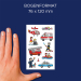 Avery stickers fire brigade 30pcs, 1000000000052156 09 