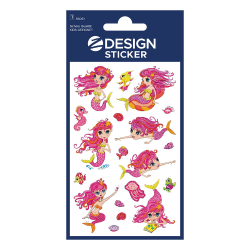 Стикери с брокат Avery русалки 19бр