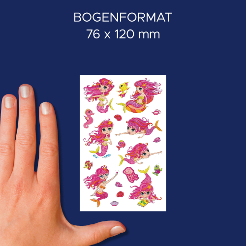 Стикери с брокат Avery русалки 19бр, 1000000000052159 03 