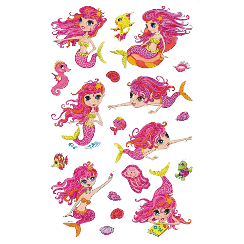 Стикери с брокат Avery русалки 19бр, 1000000000052159 04 