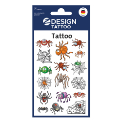 Avery Temporary Tattoos spiders 17pcs