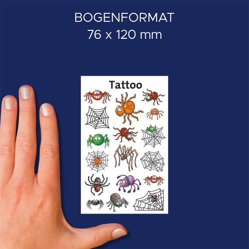 Avery Temporary Tattoos spiders 17pcs, 1000000000052169 03 