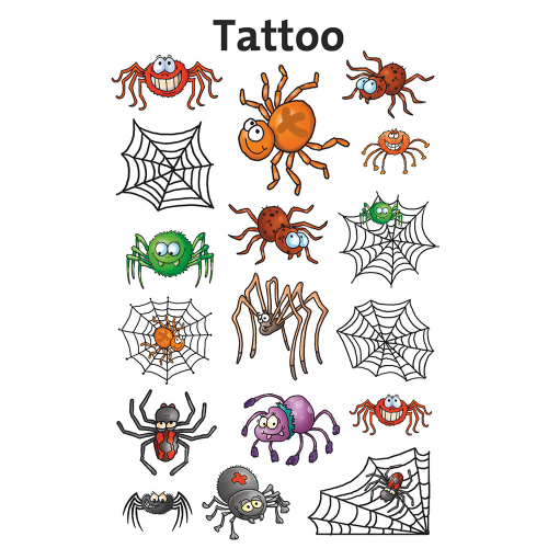 Avery Temporary Tattoos spiders 17pcs, 1000000000052169 04 