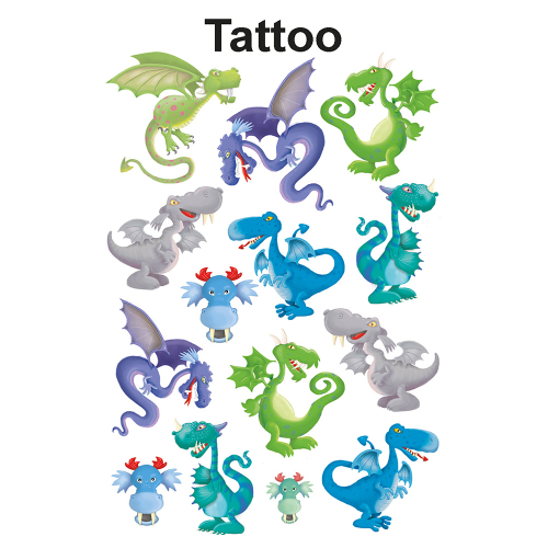 Avery Temporary Tattoos dragons 14pcs, 1000000000052173 04 