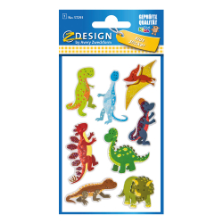 Стикери с брокат Avery динозаври 8бр