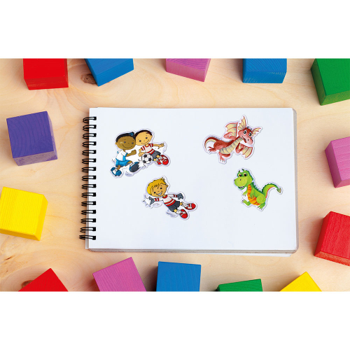 Стикери Avery Glossy дракони 8бр, 1000000000052189 02 