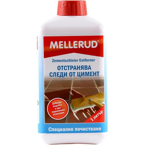Препарат отстраняване цимент Mellerud 1л, 1000000000033326