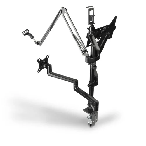 Hama Monitor Holder for Streaming Setup, 4 Arms, Height-adjustable, Swivel, 2004007249046635 05 