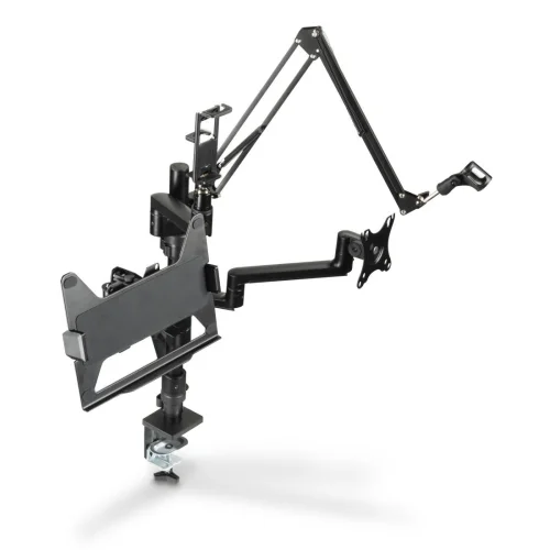 Hama Monitor Holder for Streaming Setup, 4 Arms, Height-adjustable, Swivel, 2004007249046635 08 