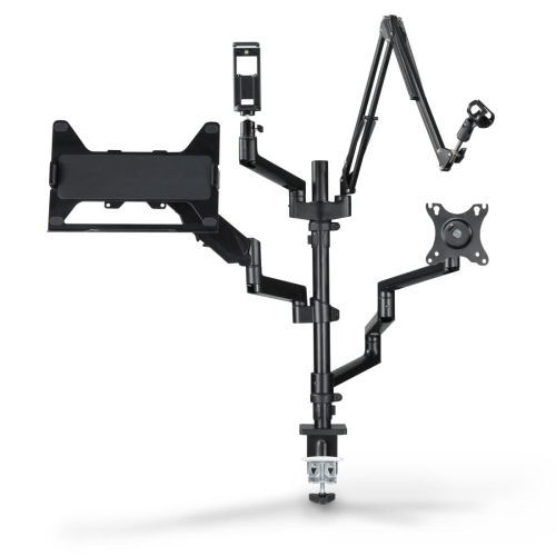 Hama Monitor Holder for Streaming Setup, 4 Arms, Height-adjustable, Swivel, 2004007249046635 10  — OK Office Hama Monitor Holder for Streaming Setup, 4 Arms, Height-adjustable, Swivel, 2004007249046635 10