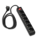 Power Strip Hama 30394, 6 outlets with switch, Black, 2004007249303943 04 