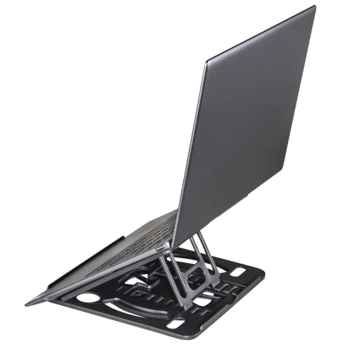 Hama 'Rotation' Notebook Stand, 360° Swivel, Inclinable, up to 39 cm (15.4'), black, 2004007249530455 02 