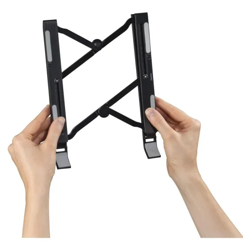 Hama Light Notebook Stand, Foldable, Inclinable in 12 stages, up to 39 cm (15.4'), black, 2004007249530462 07 