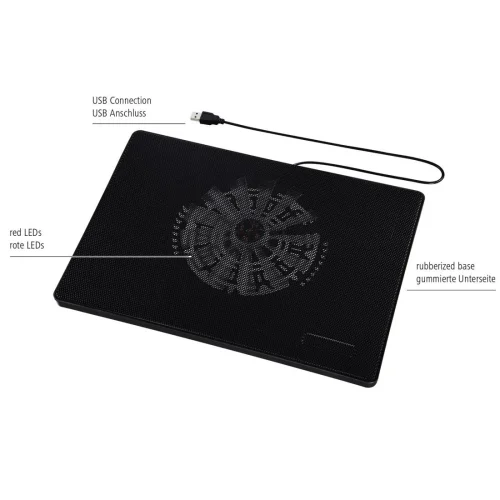 Hama 'Slim' Notebook Cooler, black, 2004007249530677 05 